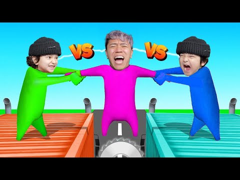 GANG BEASTS WITH MY LITTLE BROTHERS?!