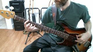 ISOLATED BASS TRACK for They Might Be Giants - Push Back the Hands of Time (bass cover)