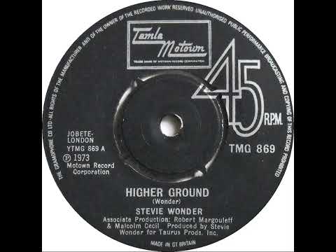 UK New Entry 1973 (198) Stevie Wonder - Higher Ground