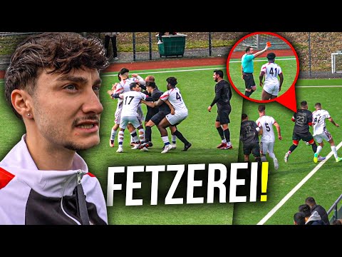 DIESES KREISLIGA SPIELT ESKALIERT... 3 ROTE KARTEN!!