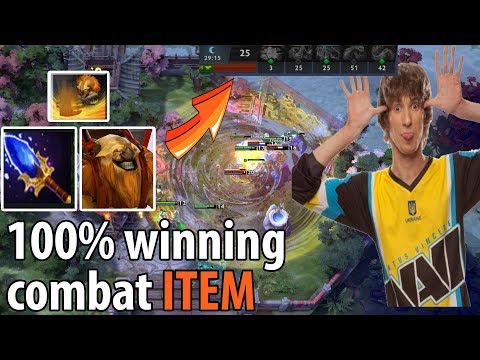 Dendi Earth Shaker with Aghanim's EZ Winning Combo 7.06 Dota 2