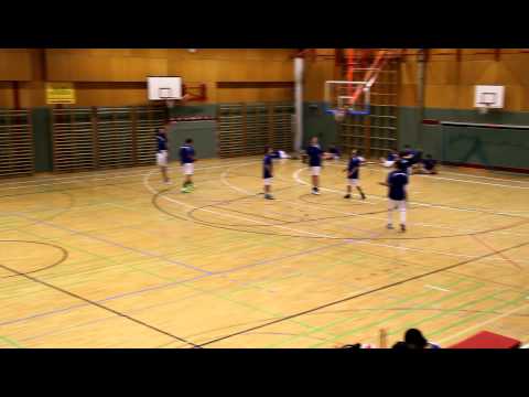 Aufwärmen vor dem Wiener Derby D.C. Timberwolves gegen B.C. Vienna