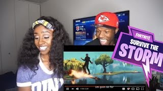 RiceGum - Fortnite N Chill (Official Music Video) #FORTNITENCHILL | Holly Sdot REACTION/REVIEW