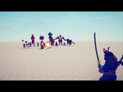 SHOGUN vs ALL SECRET UNITS - Totally Accurate Battle Simulator TABS