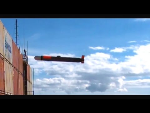 NAVAIR - Tomahawk Cruise Missile Synthetic Guidance Test Hits Moving Target [480p]