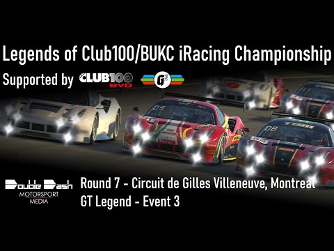2021 Legends of Club100 / BUKC iRacing Championship - Round 7 - Circuit de Gilles Villeneuve