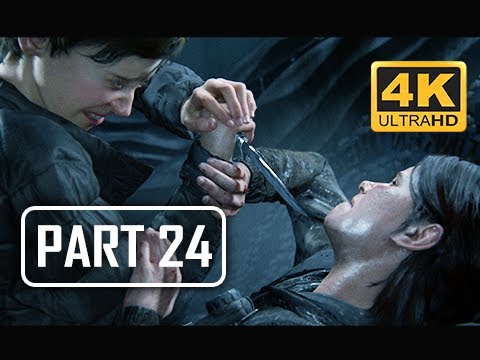 The Last of Us Part 2 Walkthrough Part 24 - Aquarium (4K PS4 PRO Gameplay)