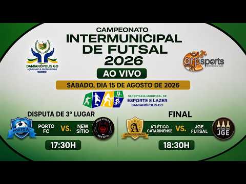 GRANDE FINAL - CAMPEONATO INTERMUNICIPAL DE FUTSAL 2026 - DAMIANÓPOLIS