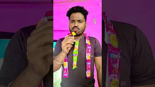 Yellow and Pink Lollipop 🍬🍢🍒🍡Flavor Test by technical fuchkul#shorts#funny
