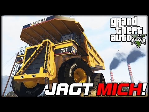 GTA 5 JAGT MICH! #07 [GER/2K] CAT 797 Dumper - Deutsch - Grand Theft Auto 5 CHASE ME