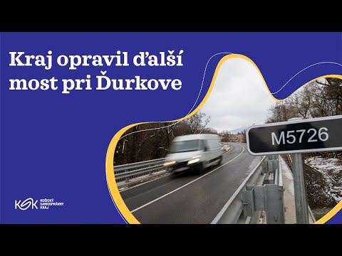 1. fotografia fotogalérie Aktuality / Župa zrekonštruovala most pred obcou Ďurkov - video