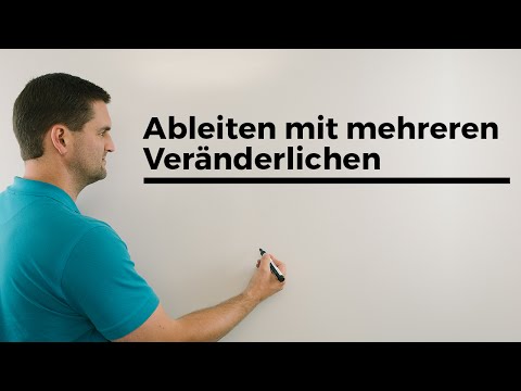 Ableiten mit mehreren Veränderlichen, Grundlagen, mehrdimensionale Analysis
