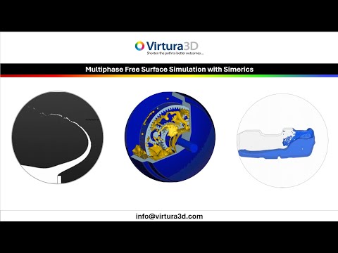 Simerics Free Surface Multiphase VOF Simulation