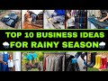 Top 10 Business Ideas For Rainy Season Monsoon Season Business Ideas