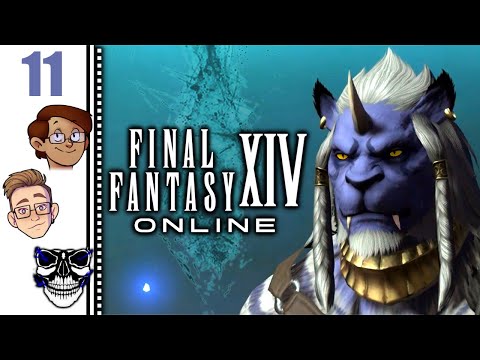 Let's Play Final Fantasy XIV Online Co-op Part 11 - The Monk and the Gold Saucer
