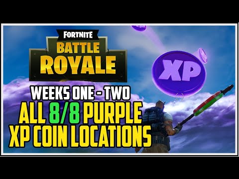 Fortnite 2 Season 3 All Purple XP Coin Locations Weeks 1-2