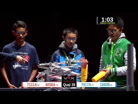 2015 VRC-MS Spir Q39 -  (7131A 7917A) 13-Spirit Div-VRC Middle School-VEX Worlds 2015