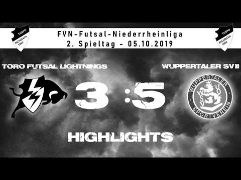 Highlights: Toro Futsal Lightnings - Wuppertaler SV 2 (05.10.2019)