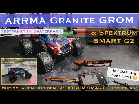 ARRMA Granite GROM - Test im Skaterpark & Wir nehmen den SPEKTRUM SMART G2 Checker unter die Lupe!