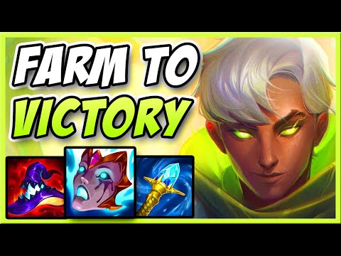 JUST FARM TO WIN WITH MALZAHAR MID IN SEASON 12 | Malzahar Mid Guide S12