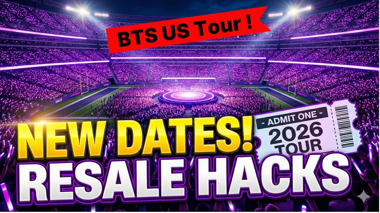 BTS ARIRANG TOUR: 3 New US Dates Added! + Ticket Resale Survival Guide 🎫