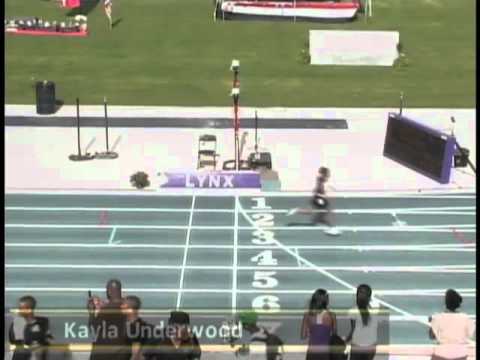 Girls 100m Elementary Prelim Heat 1 - New Balance Nationals 2011