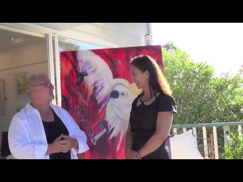 www.liveinbundeena.com - Larissa interviews Wanda Stafford about the Art Trail
