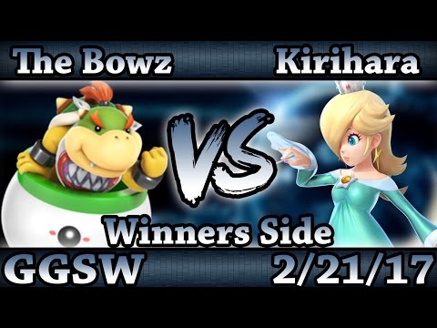GGSW 21 - The Bowz (Bowser Jr.) Vs. Kirihara (Rosalina) Smash Wii U Winners Side - Smash 4