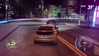 NFS Heat  Civic R'15 RUN#2　スプリントバトル　カスピ海の魔物