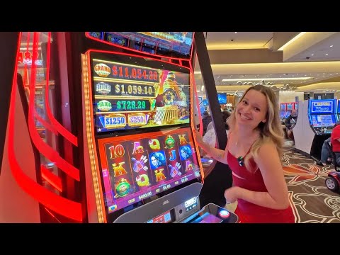 Gorgeous Woman Scores BIG Win On Dragon Train In Vegas