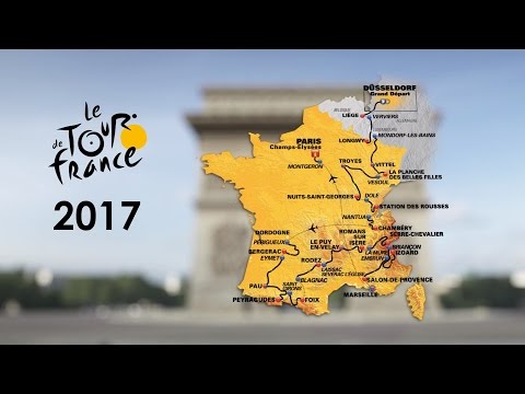 Le parcours en 3D / The route in 3D - Tour de France 2017