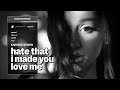 Ariana Grande – hate that i made you love me | Instrumental
