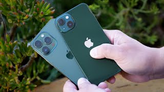 Green Apple iPhone 13 and Apple iPhone 13 Pro: Unboxing and First Impressions