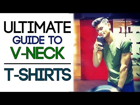 V-Neck T-Shirt for Mens