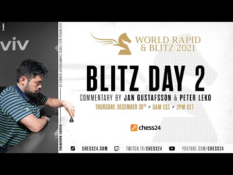 World Blitz Chess Championship | Day 2 | Peter Leko & Jan Gustafsson