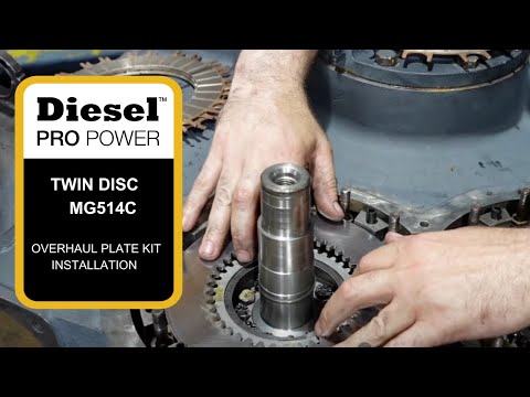 Twin Disc MG514C Overhaul Plate Kit Installation