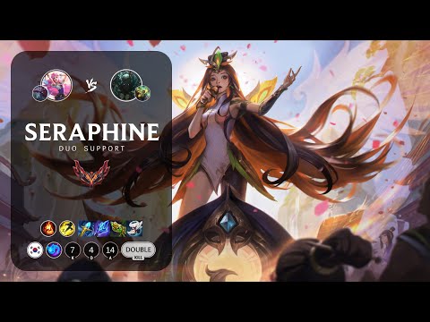 Seraphine Support vs Pyke - KR Grandmaster Patch 12.23