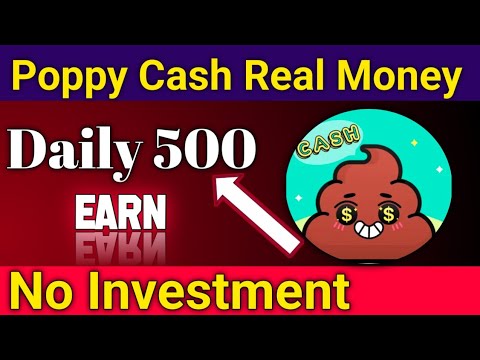 Poppy Cash Real Money App | Poppy Cash | Poppy Cash App Real or Fake | Make Money Online