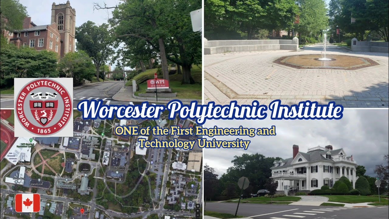 Worcester Polytechnic Institute (WPI) Massachusetts 🇺🇸, Campus Walking Tour