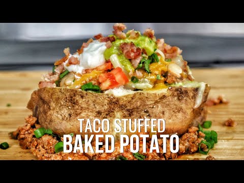 The Ultimate Taco Stuffed Baked Potato