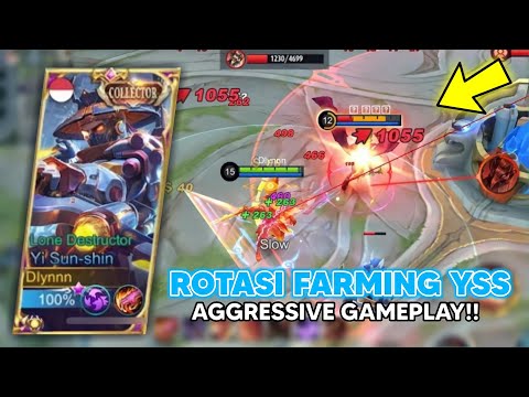 WALAUPUN GK META😥ROTASI FARMING YSS TERCEPAT 2022🔥| TOP GLOBAL YSS | Mobile Legends