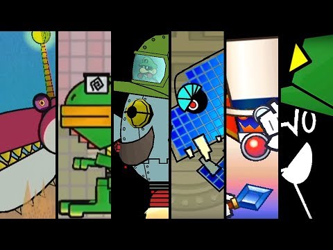 Super Paper Mario - All Bosses