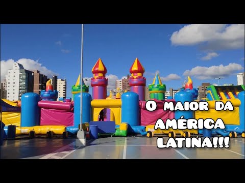 DESEMBOLEI UM PASSEIO NO MAIOR CASTELO INFLÁVEL DA AMÉRICA LATINA!