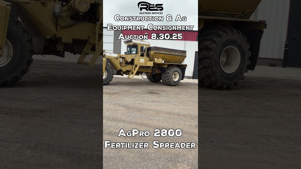 AgPro 2800 Fertilizer Spreader #RES #AuctionsWork #Equipment #Construction #AgEquipment #Ohio