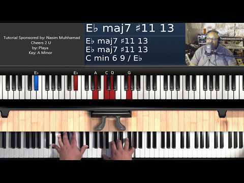 Cheers 2 U - YouTube Live Version (by Playa) - Piano Tutorial