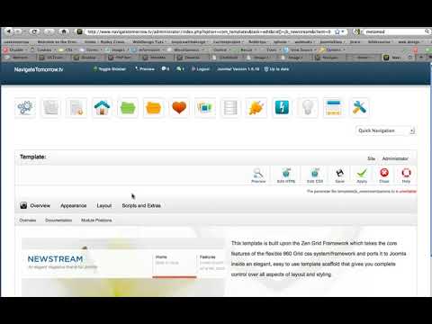 Joomla 1 5 Intermediate Lesson 26 Advanced Templates