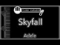 Skyfall - Adele - Piano Karaoke Instrumental