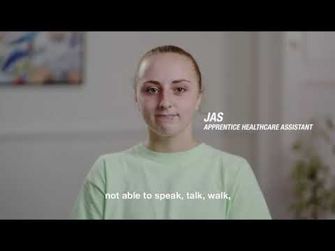 Jas - Apprentice healthcare assistant video