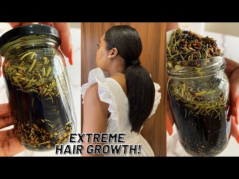 The Most Potent Hair Growth Oil😱 Do Not Wash It Out...