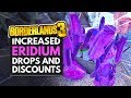 BORDERLANDS 3 | Increased ERIDIUM DROPS & Discounts - Anniversary Event